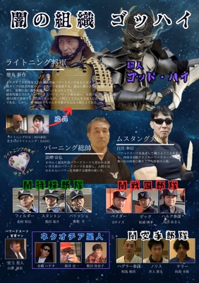 バトルクーリエ 闇の組織ゴッハイキャラクター紹介