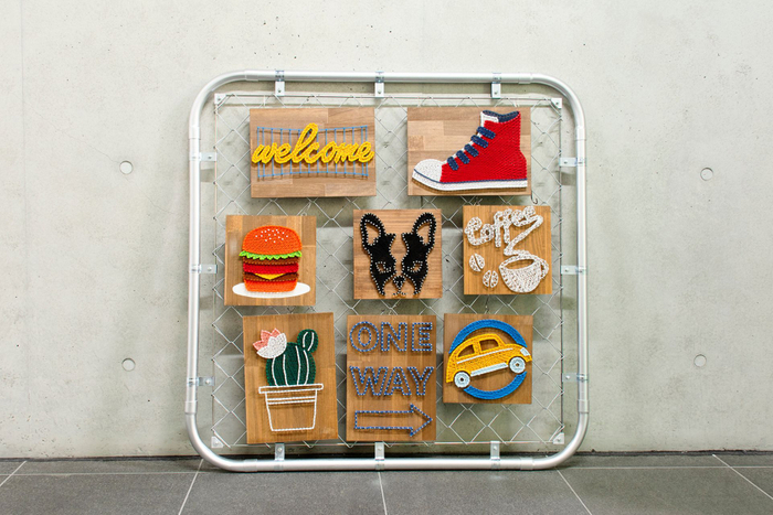 ハンドメイド作品のディスプレイに