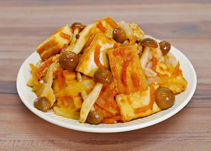 調理例（きのこを加えたアレンジ）