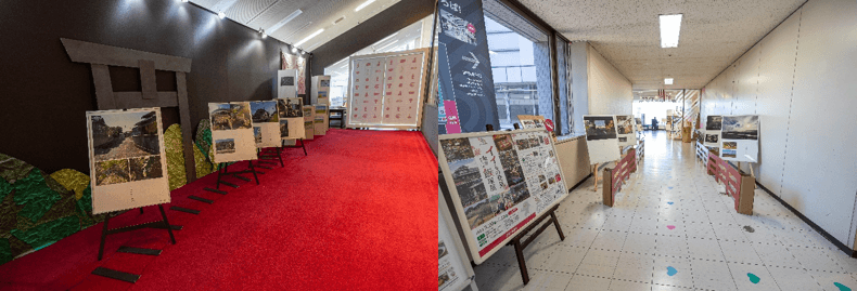 令和6年(2024年)5月から7月に、福岡県庁で開催された写真展の様子