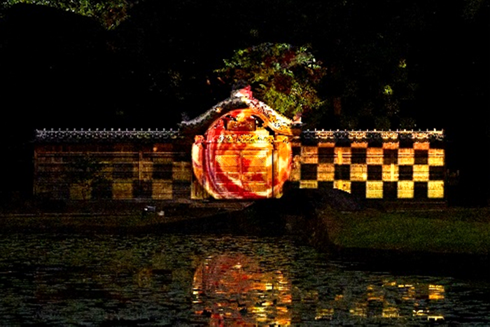 唐門プロジェクションマッピング(イメージ)