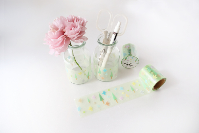 透け感のある淡いグリーンがきれいな「ことりの森」