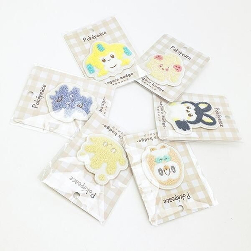 ポケピースのサガラ刺繍バッジ