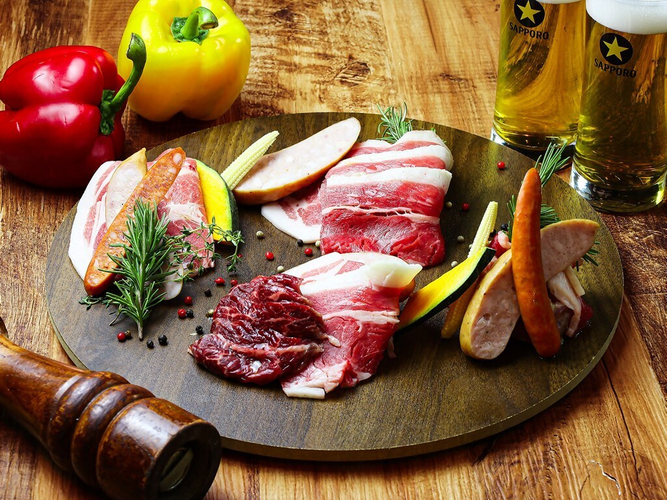 プレミアムBBQプレート　大人6,000円コース