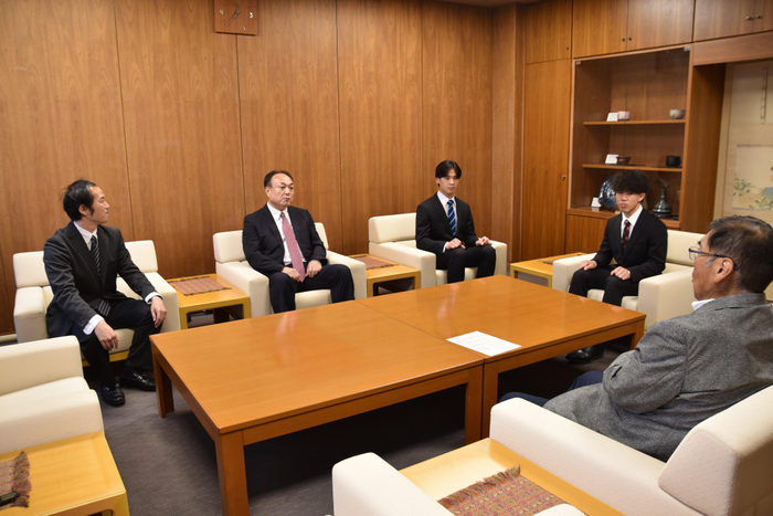 小原学長と歓談