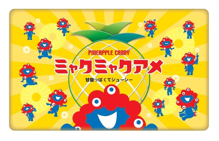 パインアメ ミャクミャクコラボ缶