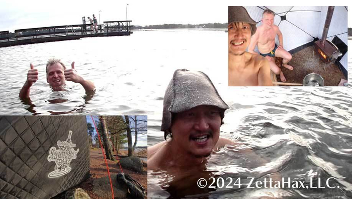 フィンランドTurkuの友人と海でサウナ