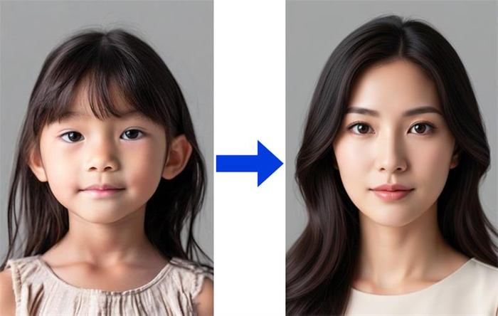 25年後の私（女の子）