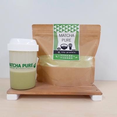 抹茶配合のプロテイン