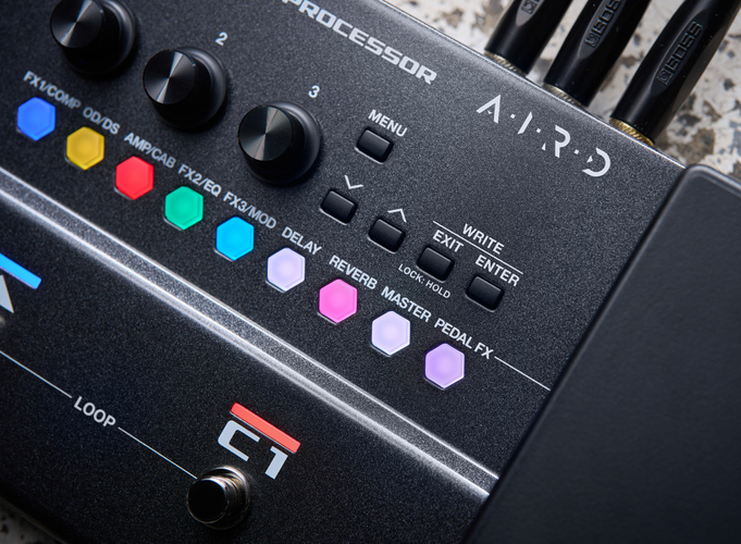 『GX-1』エフェクト・ボタン