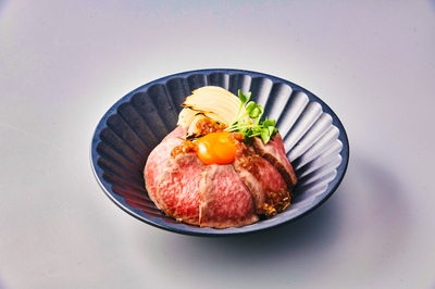 BEERGARDEN　赤城牛のローストビーフ丼(地産地消食堂アカギメシ)