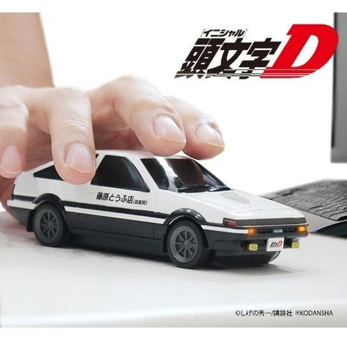 無線マウス トヨタ スプリンタートレノ AE86 『頭文字D』藤原とうふ店(自家用)仕様