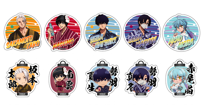 ステッカーセット 浴衣ver. B(1パック10枚入り)