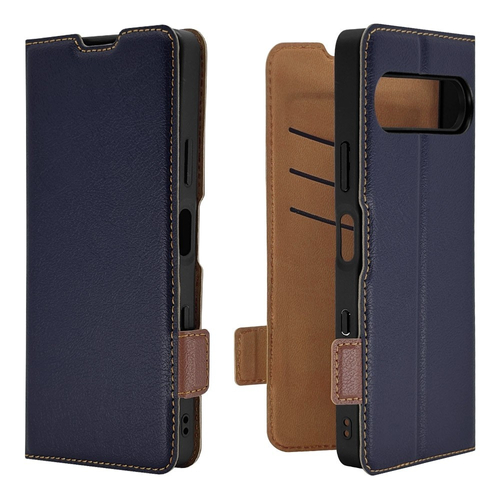 ネイビー&times;ブラウン