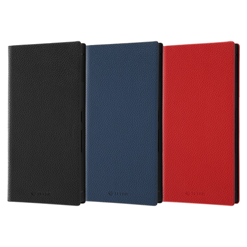 耐衝撃 手帳型レザーケース TETRA サイドマグネットラック