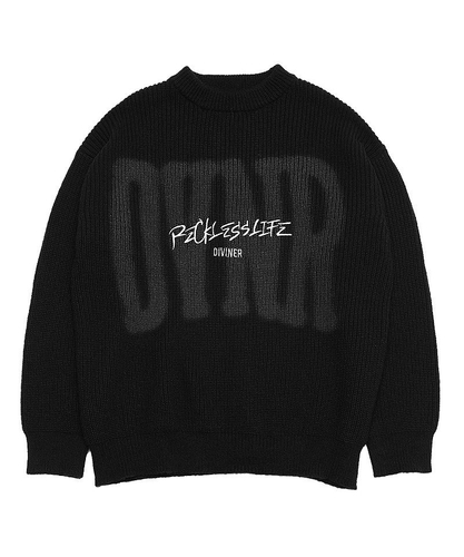 Ephemeral Logo Knit(ブラック)