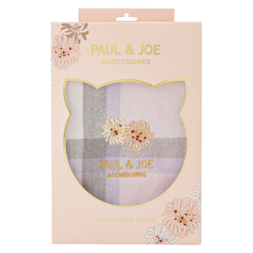 可愛らしいパッケージ入りマフラー　クリザンテーム