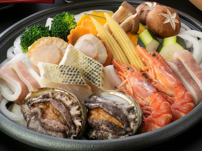 磯の香たっぷり海鮮宝楽焼/一例