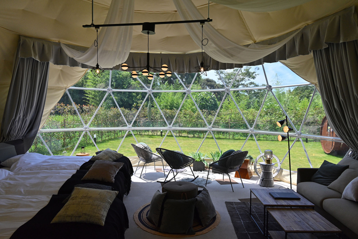 「温泉」&times;「グランピング」&times;「自然体験」＝亀山温泉リトリート