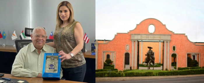 オーナーのニコラス・マルチネス・ララ氏と娘のマイラ・パオラ氏