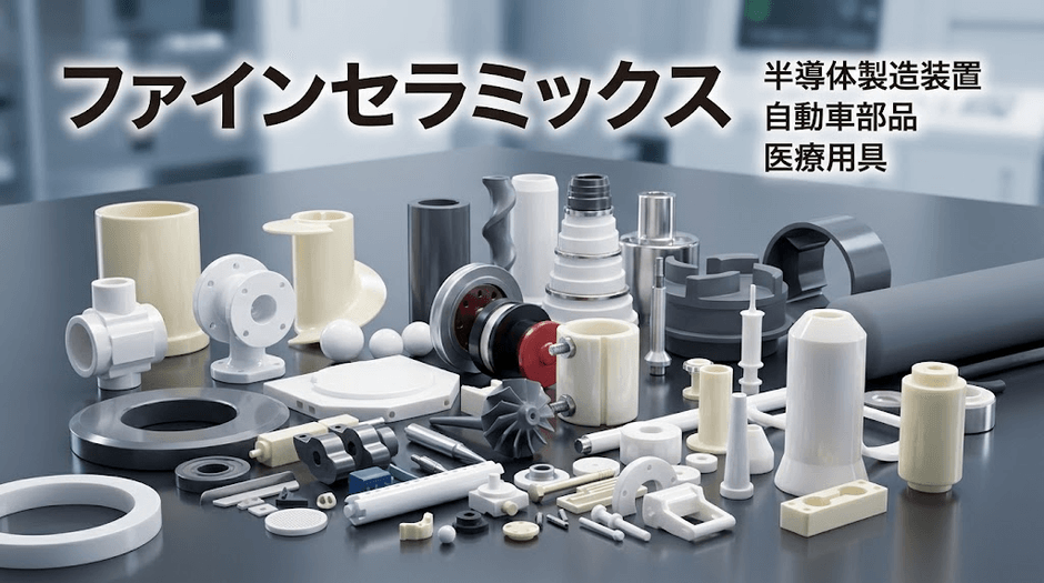 図. ファインセラミックスの製品画像