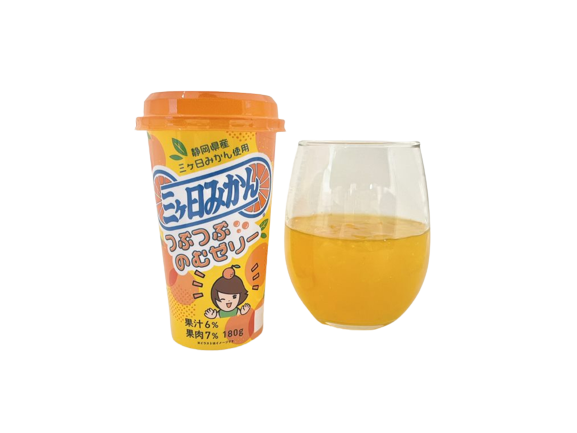 【イメージ】三ヶ日みかんつぶつぶのむゼリー