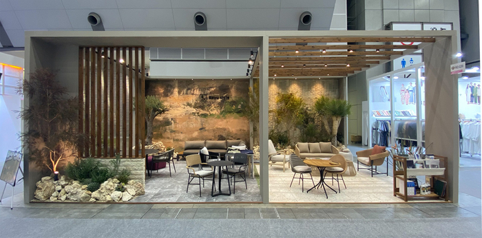 「第54回国際ホテルレストランショー」会開催時のKayu style展示ブース(1)