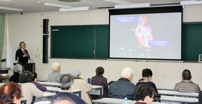 平成29年(2017年)に開催した「糖尿病を学ぶ会」の様子