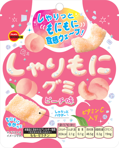 しゃりもにグミピーチ味