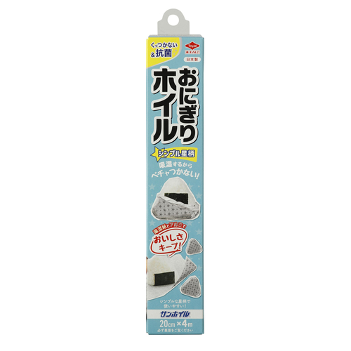 品名:抗菌おにぎりホイル シンプル星柄４ⅿ　　　　　　　　　JAN:4901987202417
