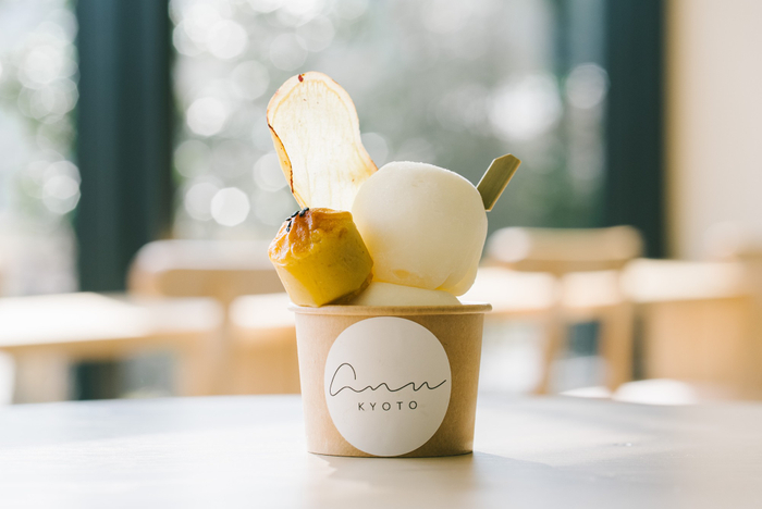 「ann kyotoｃaf&eacute;&shop」人気のご当地アイス「もち雪」