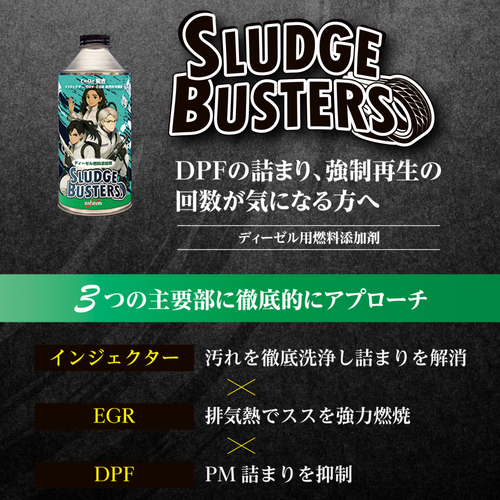 ディーゼル用-3つの主要部に効く
