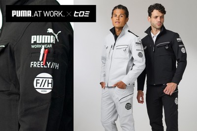 「ヒロミさん」×「PUMA.AT WORK.」コラボウェア　モデル着用画像2