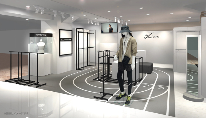 B1階 CW-X 店内イメージ