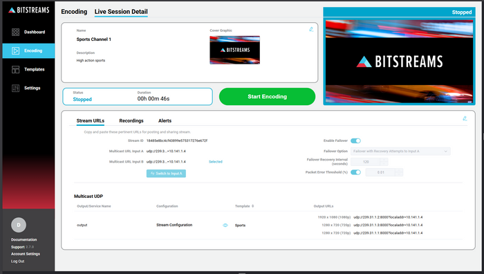 Bitstreams - 画面例2 