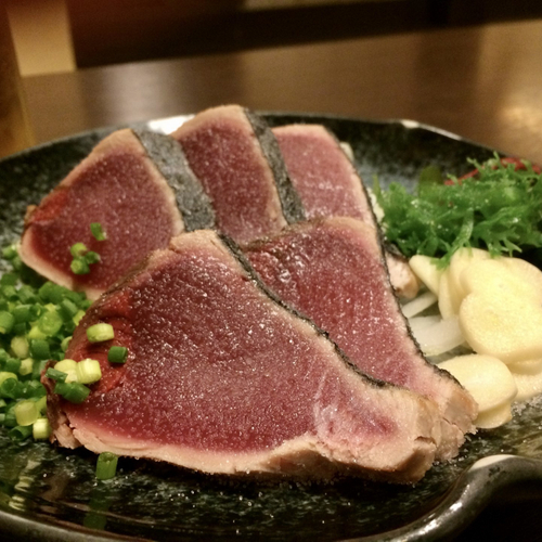 かつおの藁焼きたたき(4)