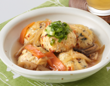 塩麹×ローストアマニ「豆腐入り鶏つくね」