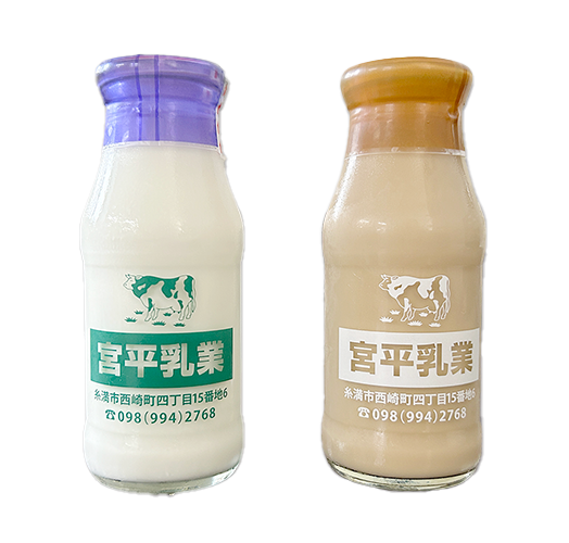 2025年 瓶牛乳とカフェ瓶