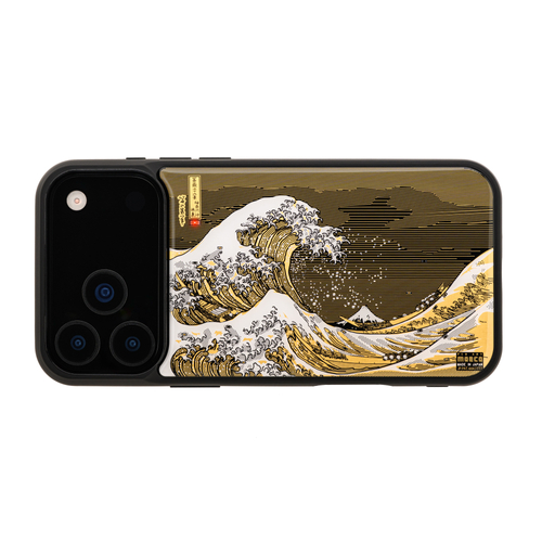 FLASH 神奈川沖浪裏 基板アート iPhone 17 Pro Maxケース