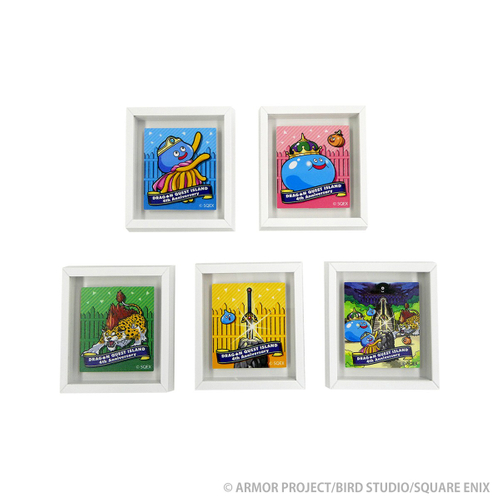 ▲「ドラゴンクエスト アイランド」4周年記念 フレームマグネット(全5種ランダム）／880円（税込）