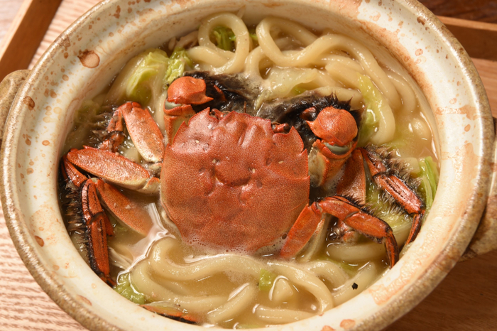 ズガニうどん
