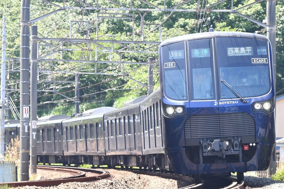 「異常時総合訓練」で使用予定の 「21000系」
