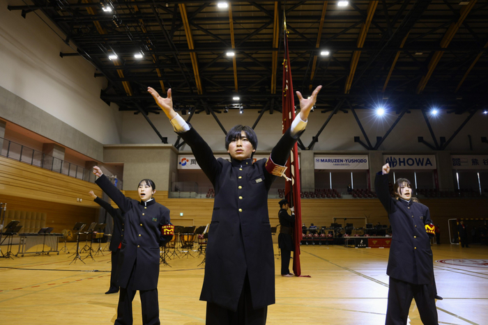 リーダー部のパフォーマンス