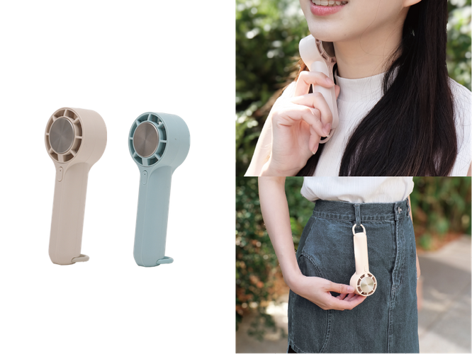 冷却プレート付きハンディファン　YPM-501GE