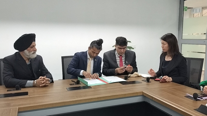 国際人材育成プログラムに関する日印関係者との協議