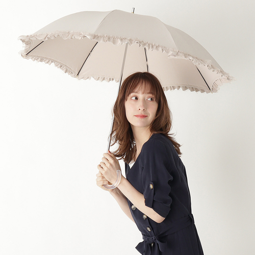 オーガンジーフリル 長傘