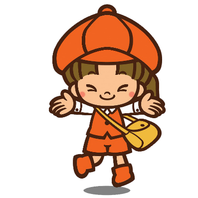 株式会社ハッピースマイルの公式キャラクター「エミちゃん」