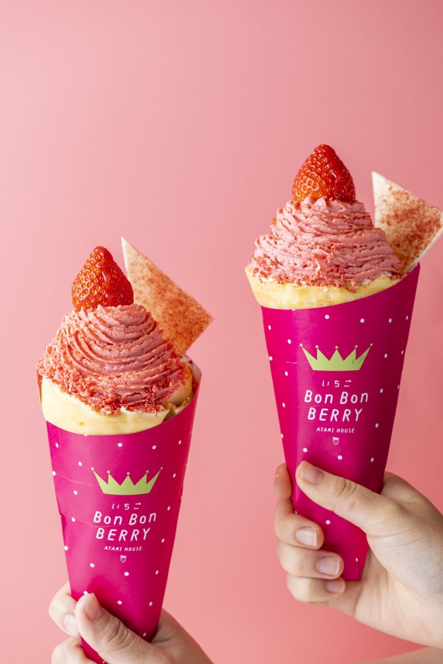 いちごモンブランチョコクレープ