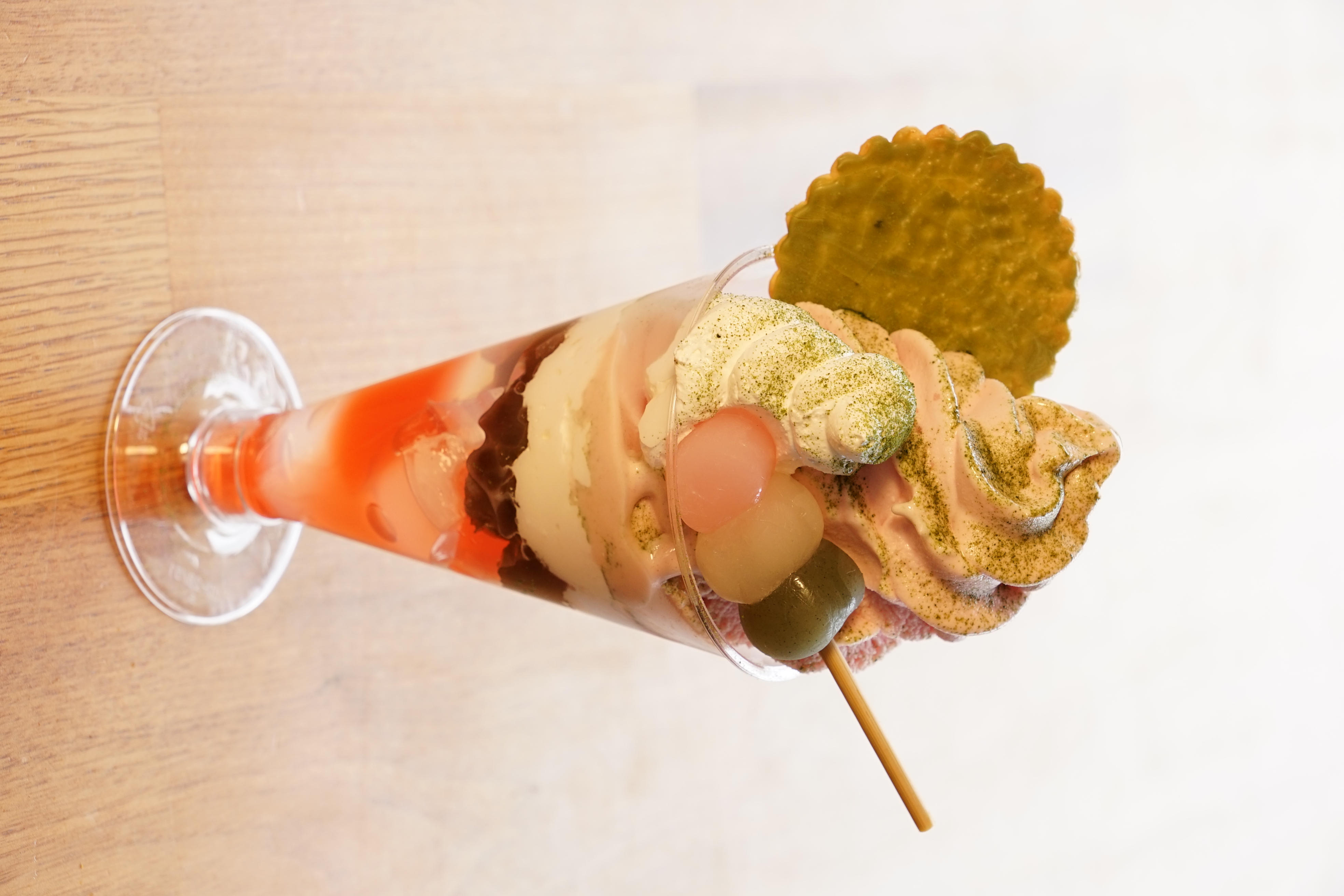 桜あんみつパフェ