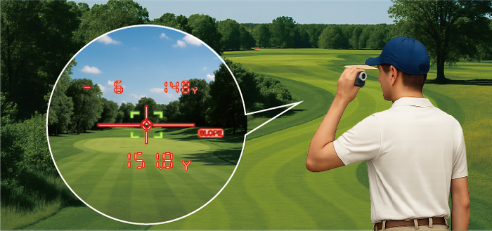 最大計測距離1,640yd